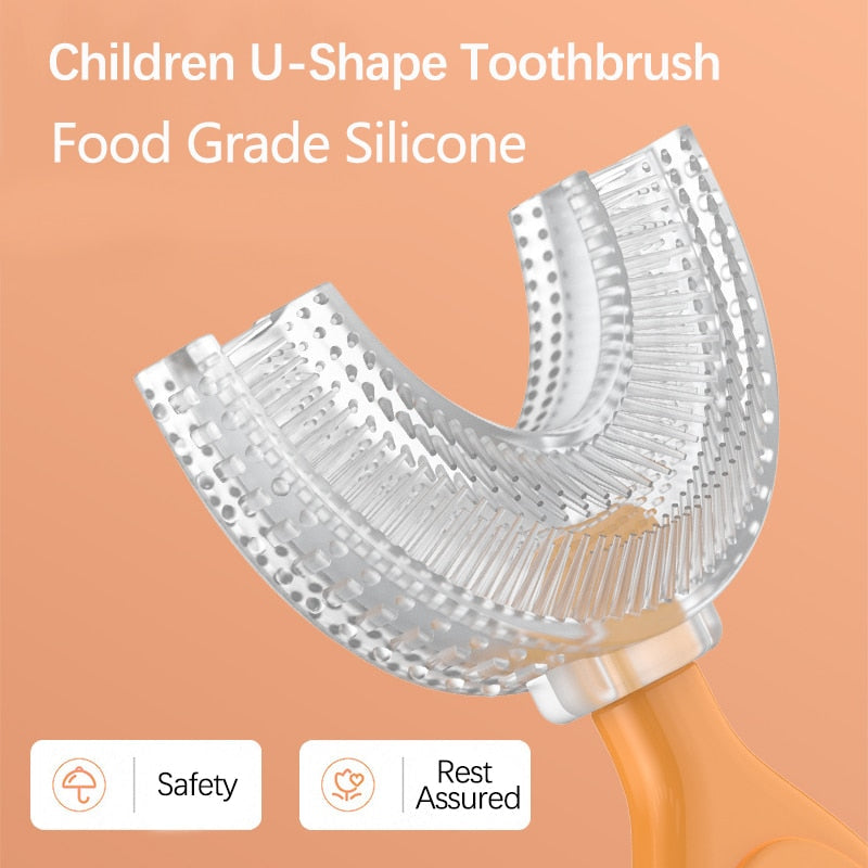 Escova de dentes infantil - em formato de U - Producthis